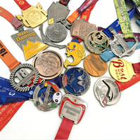 Percolour - Plaques et trophées personnalisés en métal, forme ronde, émail, plaqué or, argent, laiton, pour courses, marathons et médailles sportives