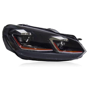 Thích hợp cho Volkswagen golf <span class=keywords><strong>6</strong></span> <span class=keywords><strong>Led</strong></span> Đèn Pha 2009 2012 Golf MK6 <span class=keywords><strong>LED</strong></span> <span class=keywords><strong>DRL</strong></span> HID Đèn pha thiên thần mắt Bi-xenon phụ kiện chùm - Product Image 3