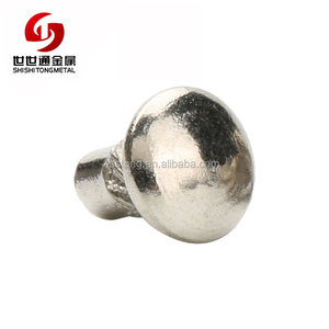Acier Nickelé Miniature Micro Champignon Tête Parapluie Filetage Spécial Chaussure <span class=keywords><strong>Rivet</strong></span> <span class=keywords><strong>Plaque</strong></span> Signalétique - Product Image 3