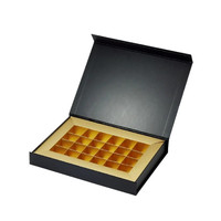 Impression personnalisée Papier d'emballage de luxe Boîte cadeau vide Boîte d'emballage de chocolat pour chocolat