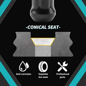 23 PCS <span class=keywords><strong>de</strong></span> boîte noire <span class=keywords><strong>1</strong></span>/<span class=keywords><strong>2</strong></span> "-<span class=keywords><strong>20</strong></span> Spline Bulge Acorn Spline Lug Nuts pour Jeep - Product Image 5