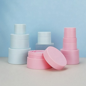 100 ml <b>Plastic</b> <b>Container</b> Cosmetic Jar Matte Black Custom <b>Plastic</b> Honey Jar clear Body Cream <b>Plastic</b> Jars With Screw Top Lids - Product Image 3