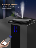 Diffuseur d'arômes 1500m² avec contrôle par application, machine à parfum commerciale à brancher, 800ML, diffuseur d'huiles essentielles pour hôtel, purificateur d'air parfumé pour système CVC