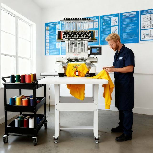 Superior Quality Industrial Automatic and Convenient Embroidery Machine 15 Needle Comprehensive After-Sales Service