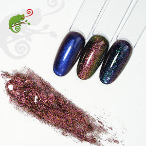 Ghiaccio NOVA <span class=keywords><strong>VIP</strong></span> camaleonte Gel smalto per unghie forniture abbagliante collezione arcobaleno Set lampada a LED bottiglia per OEM Glitter - Product Image 4