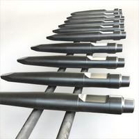 Marteau hydraulique de démolition pour béton, burin de 130 mm, outils de burinage hydraulique pour MSB MS600, démolition de fondations minières