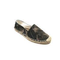 Nickecin — Espadrilles d'été pour femmes, chaussures à semelle en chanvre naturel,
