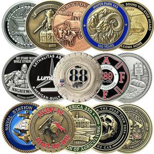 Pièce de monnaie en cuivre personnalisée de 1 oz avec estampage d'usine en relief 3D, souvenirs commémoratifs, pièces de collection en cuivre personnalisées - Product Image 1
