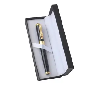 Stylo professionnel de bureau avancé, fournisseur de boîte-cadeau de ceinture, stylo à bille en métal avec logo personnalisé