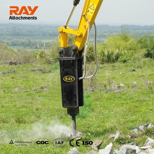 Máy xúc đào, máy xúc lật, đục thủy lực 40mm 45mm 53mm <span class=keywords><strong>68mm</strong></span>, búa phá đá dùng cho bảo trì đường bộ, phá dỡ bê tông - Product Image 3