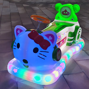 Hete Aanbieding Kinderen Huishoudelijk Kleurrijk LED Lichtjes Ouder-kind Rijden Mini Motorfiets Zakelijk Duurzaam Rijdbaar Bumperauto - Product Image 2
