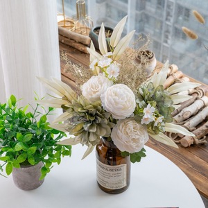 Ramo de Rosas Artificiales Sacred Sounds CF01412, Tela Plástica Tejida, Decoración para el Hogar y Bodas - Product Image 1
