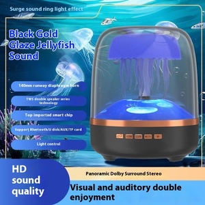 Liuli ลำโพงบลูทูธสร้างสรรค์รุ่นใหม่4th มีไฟ RGB ซับวูฟเฟอร์ตั้งโต๊ะเสียงสีขาวสำหรับเป็นของขวัญ - Product Image 4