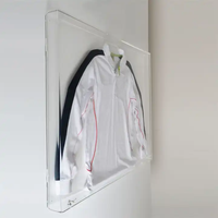 Cadres de présentation pour maillots de football en acrylique transparent de haute qualité, protection UV, impression sérigraphiée, taille personnalisée, pour la maison ou le bureau