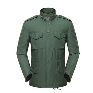 Veste tactique M65 pour homme, camouflage vert woodland, résistante à l'abrasion, anti-déchirure, de qualité supérieure, vente en gros - Product Image 3