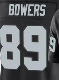 Nouveau maillot de football américain cousu 2024 15 Minshew II 89 Brock Bowers 94 <span class=keywords><strong>Wilkins</strong></span> - Product Image 3