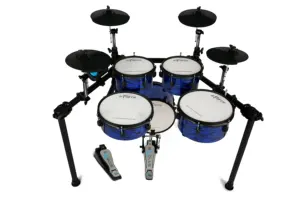 E-Force Music Professional Musical Instrument 5 Jazz Drum Sets Portable Electronic Drum Kits Hybrid Electric Drum Kits