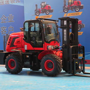 משלוח חינם 4 x4 כל השטח מחוץ-כביש מלגזה רב תכליתי 3.5 טון חדש בשימוש שטח קשה מלגזה עם קבצים מצורפים - Product Image 2