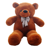 Ourson en peluche mignon en gros, ours en peluche personnalisé avec nœud, poupée en peluche pour bébé et enfant, cadeau, jouet en peluche super doux