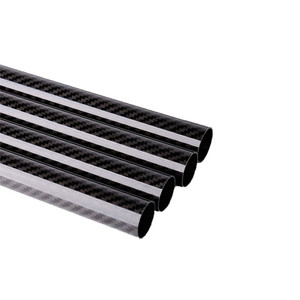 Tubo de Fibra de Carbono de Venta Caliente, Moldeado en Fibra de Carbono, Sarga 3K, Liso, 1500mm 2000mm - Product Image 4