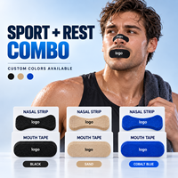 Bande adhésive buccale anti-ronflement professionnelle pour l'optimisation du sommeil, bandes de sommeil anti-ronflement en forme de X en coton, bambou et soie, nouveauté