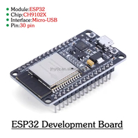 Carte de développement ESP-32 WIFI+Ble 2-en-1, processeur double cœur basse consommation ESP32 ESP-32S 2,4 GHz