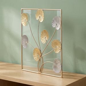 Décoration murale en fer forgé doré moderne Sheeraz International, motif floral traditionnel, décoration suspendue, arts métalliques personnalisés - Product Image 5