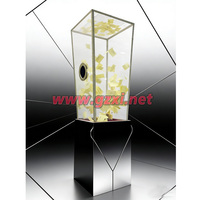 Console de jeu d'arcade d'intérieur HUAXI, en acrylique, écologique, toutes saisons, portable, étanche, durable, rotation à 360 degrés, avec monnayeur