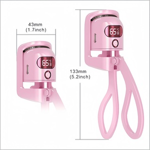 SHREMIL YM-EC-002 Rizador <span class=keywords><strong>de</strong></span> <span class=keywords><strong>Pestañas</strong></span> Eléctrico Portátil con Calor, Rizador <span class=keywords><strong>de</strong></span> <span class=keywords><strong>Pestañas</strong></span> Térmico <span class=keywords><strong>de</strong></span> Larga Duración, Pantalla LED <span class=keywords><strong>de</strong></span> Silicona, Nuevo - Product Image 3