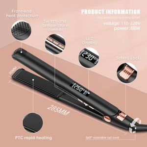 Catokan Rambut Profesional Elektrik Pelurus Rambut Keratin Treatment Lapisan Keramik 2 in 1 Layar LED - Product Image 6
