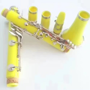 Clarinete <span class=keywords><strong>Bb</strong></span> Niquelado Popular de 17 Llaves, Instrumento Musical con Diseño Colorido - Product Image 4