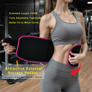 <span class=keywords><strong>Ceinture</strong></span> <span class=keywords><strong>de</strong></span> Compression Sportive Personnalisée pour Yoga et Course à Pied, Amincissante, Protège la Taille, Effet Sauna, Brûle les Graisses - Product Image 2