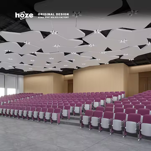 HOZE HS-1223C-2 Moderner Multifunktionaler Aluminium-Legierung Auditoriumsstuhl für Klassenzimmer Konzertsaal Hörsaal-Umweltfreundlich - Product Image 3