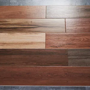 Wood Look Mosaic Tile 150X800Mm Building Decorative Wooden Design Non-Slip Flooring Tile