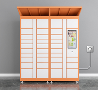 Casier de livraison de colis intelligent à verrouillage électronique, armoire commerciale avec système de paiement