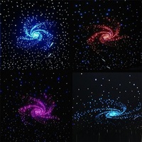 Plafonnier en fibre optique LED RGB PMMA effet ciel étoilé avec contrôle par application pour hall d'hôtel, théâtre, bar, design d'intérieur