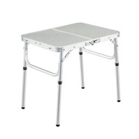 Leichter Aluminium-Klapptisch für Outdoor-Aktivitäten, Einfach zu Transportieren, Picknick-Tisch, Aufrollbarer BBQ-Tisch, Tragbare Campingtische