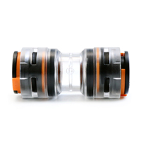 NFPU Microduct Push-Fit Fibre Optique Connecteur Droit HDPE Micro Conduit Coupleur Droit Accessoire
