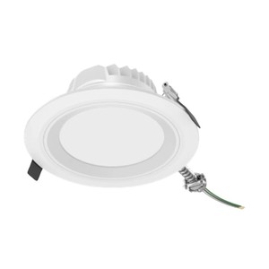 Plafonnier LED encastré 7,5 pouces 12W, 5 températures de couleur, dimmable Triac, IRC90, pour salle de bain résidentielle - Product Image 1