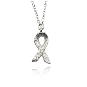Collar con colgante <span class=keywords><strong>de</strong></span> diamantes <span class=keywords><strong>de</strong></span> imitación <span class=keywords><strong>de</strong></span> cinta rosa a <span class=keywords><strong>la</strong></span> moda, collar <span class=keywords><strong>de</strong></span> concientización sobre el cáncer <span class=keywords><strong>de</strong></span> <span class=keywords><strong>mama</strong></span>, Pin, insignia para el VIH y el SIDA, regalo <span class=keywords><strong>de</strong></span> joyería para <span class=keywords><strong>mujer</strong></span> - Product Image 2