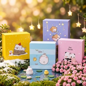 Macaron-colored <b>cardboard</b> heaven-and-earth cover gift boxes-Vietnam FSC Certified Luxury Packaging Factory - Product Image 5