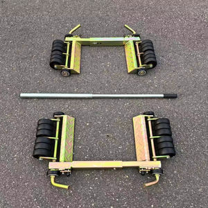1Ton Dolly Jack Trailer tambahan 6 roda untuk memindahkan tangan kereta & troli produk Off-road kendaraan roda mobil pengangkat muatan - Product Image 1