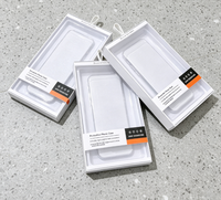Boîte d'emballage jetable en plastique PVC gaufré pour coques de téléphone transparentes universelles et accessoires de téléphonie mobile avec logo personnalisé