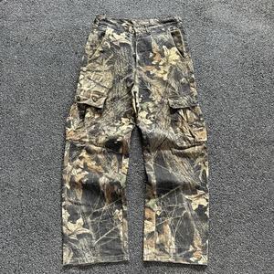 Pantalon cargo décontracté camouflage OEM, robuste, en ripstop, streetwear, mode camouflage, taille élastique, poches imperméables, jambe droite - Product Image 1