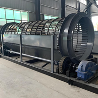 Nueva Criba Trommel Circular Portátil de Alta Eficiencia con Motor y Motor Eléctrico para la Cribado de Minerales