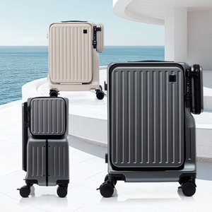 Valise d'affaires élite à double ouverture transfrontalière de 20 pouces, cadre en aluminium, avec serrure TSA, étanche, ultra-légère - Product Image 1