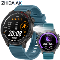 Montre connectée HT48, tracker sportif, 1000 mAh, étanche IP68, lampe torche LED, modes multisports, suivi du sommeil, fréquence cardiaque, surveillance de la santé, ODM