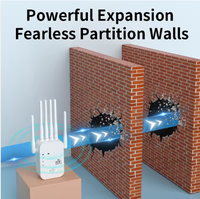 300Mbps Antenas externas Wifi Repetidor Boost 2,4G Extensor de largo alcance Amplificador de señal WiFi Repetidor