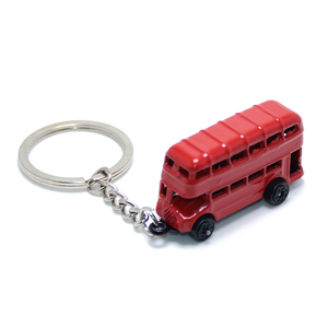 Porte-clés Bus rouge dhl à <span class=keywords><strong>Double</strong></span> pont en métal, 30 pièces, cadeaux Souvenir anglais, royaume-uni, breloque - Product Image 2