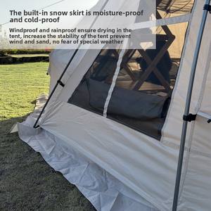 12-Personen-Pyramidenzelt im Hotels til Oxford-Stoff-Outdoor-Reise zelt für Camping-und Geburtstags feiern im mongolischen Jurten stil - Product Image 5